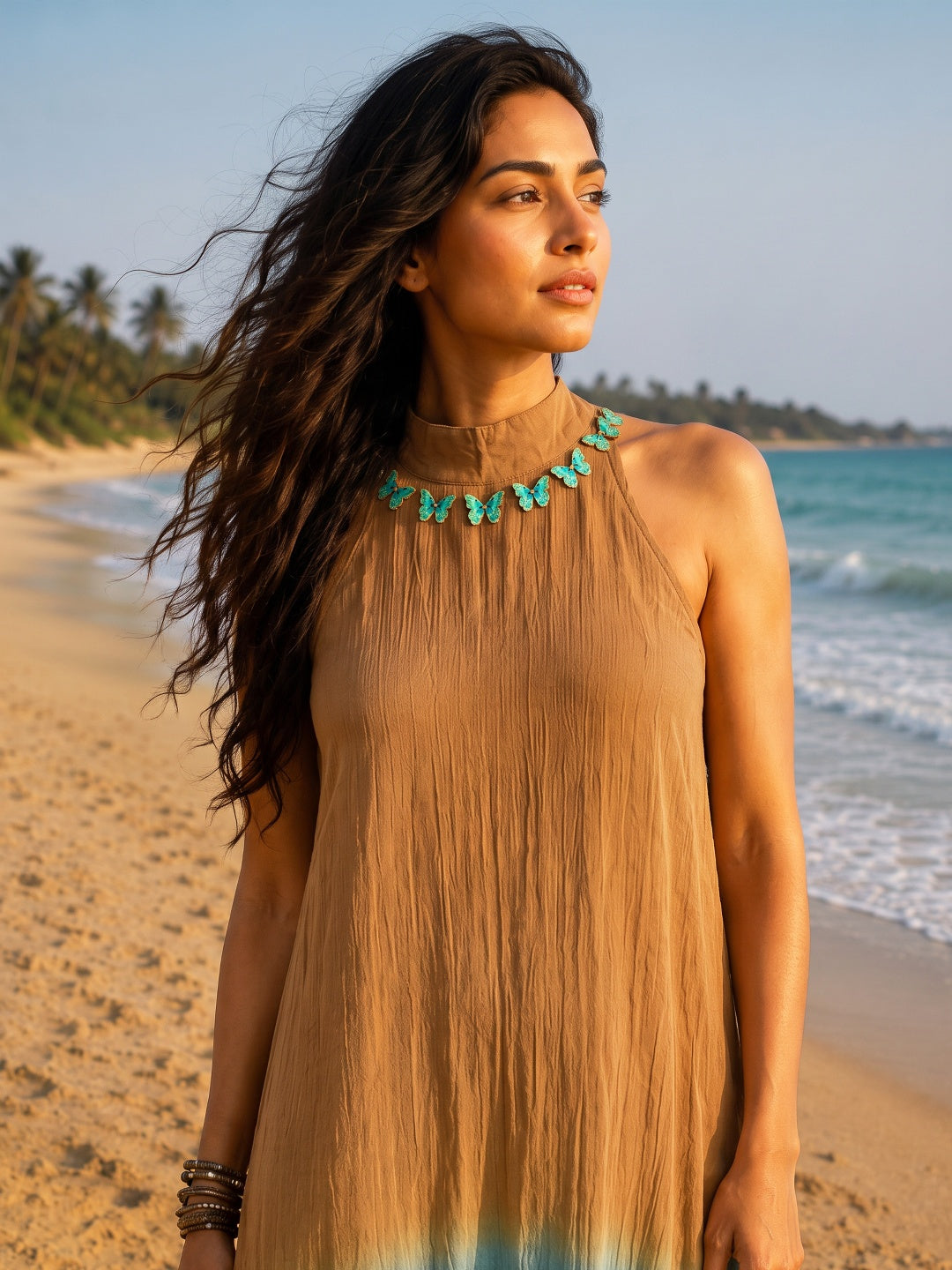 KoraKanvas Sand and Sea Ombre Maxi Dress 5