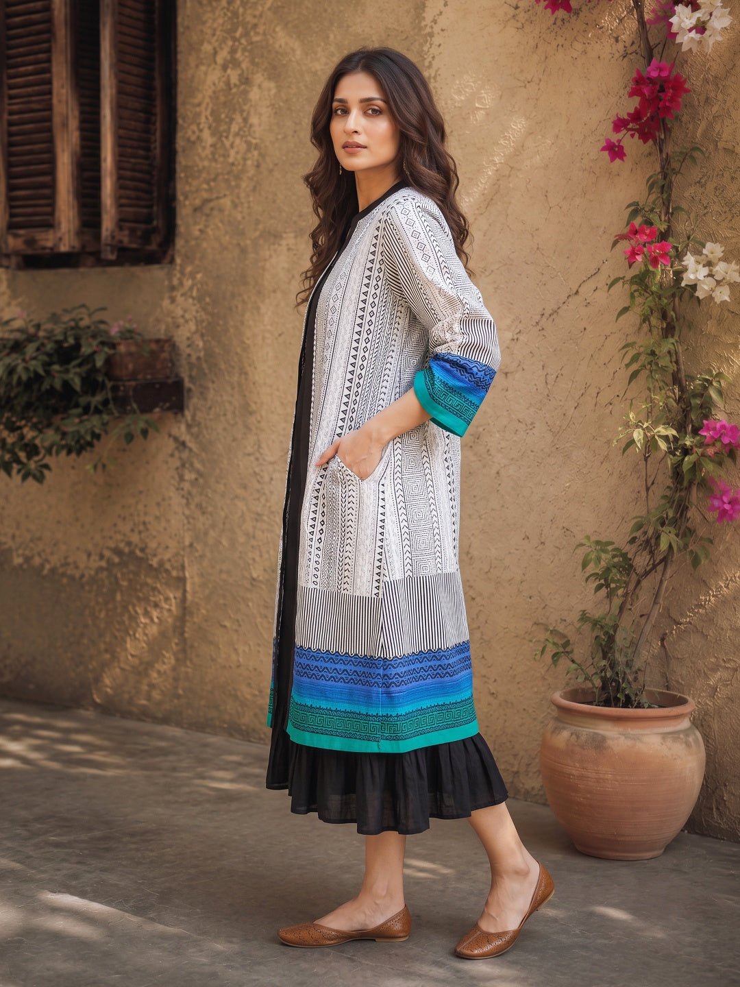 KoraKanvas Azure Tide Jacket Dress Set 2