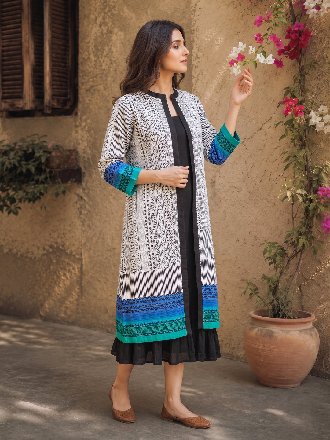 KoraKanvas Azure Tide Jacket Dress Set 3