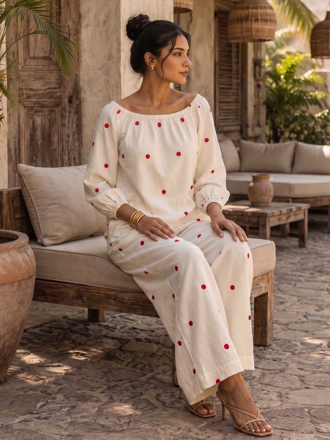 KoraKanvas Bindiya Co-ord Set 4