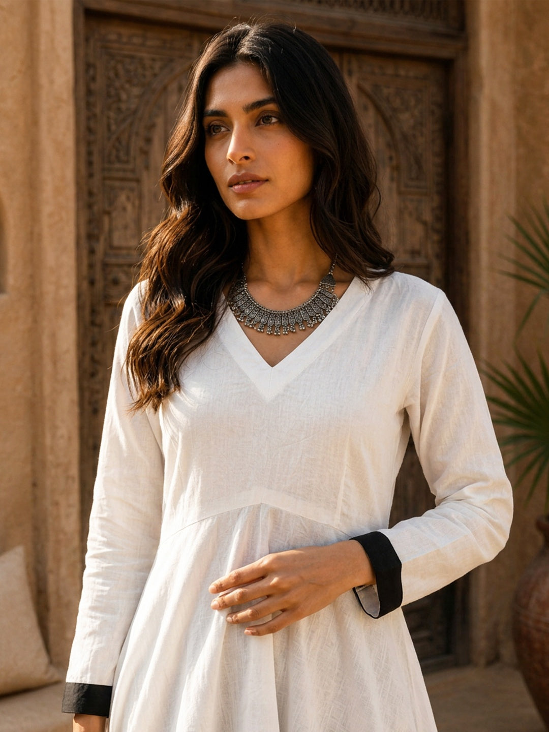 KoraKanvas Cascade Dhoti Kurta Set 5