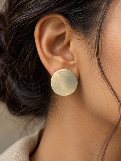 KoraKanvas Chanda Brass Studs 1