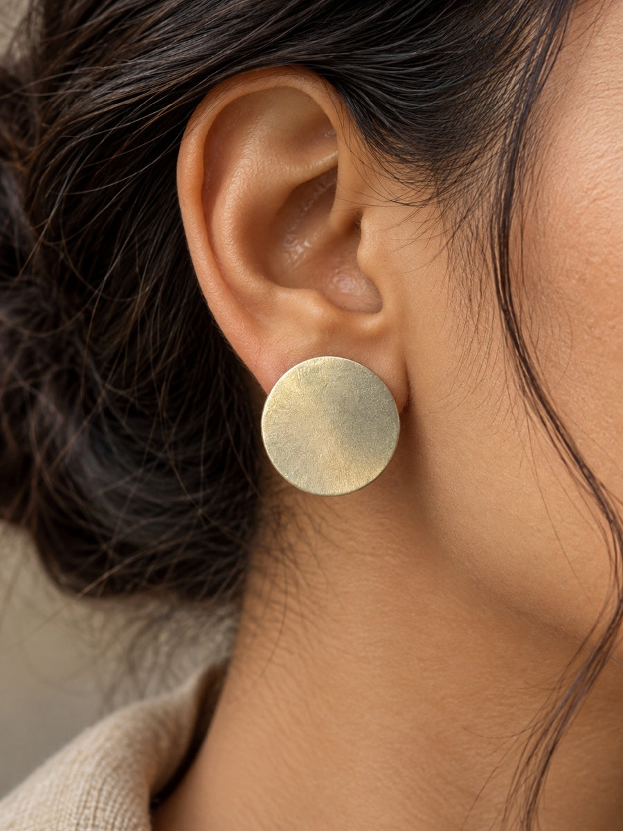 KoraKanvas Chanda Brass Studs 1