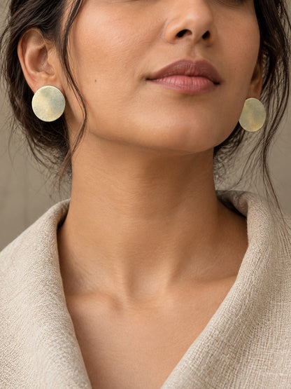 KoraKanvas Chanda Brass Studs 2