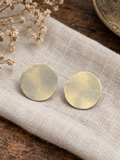 KoraKanvas Chanda Brass Studs 3
