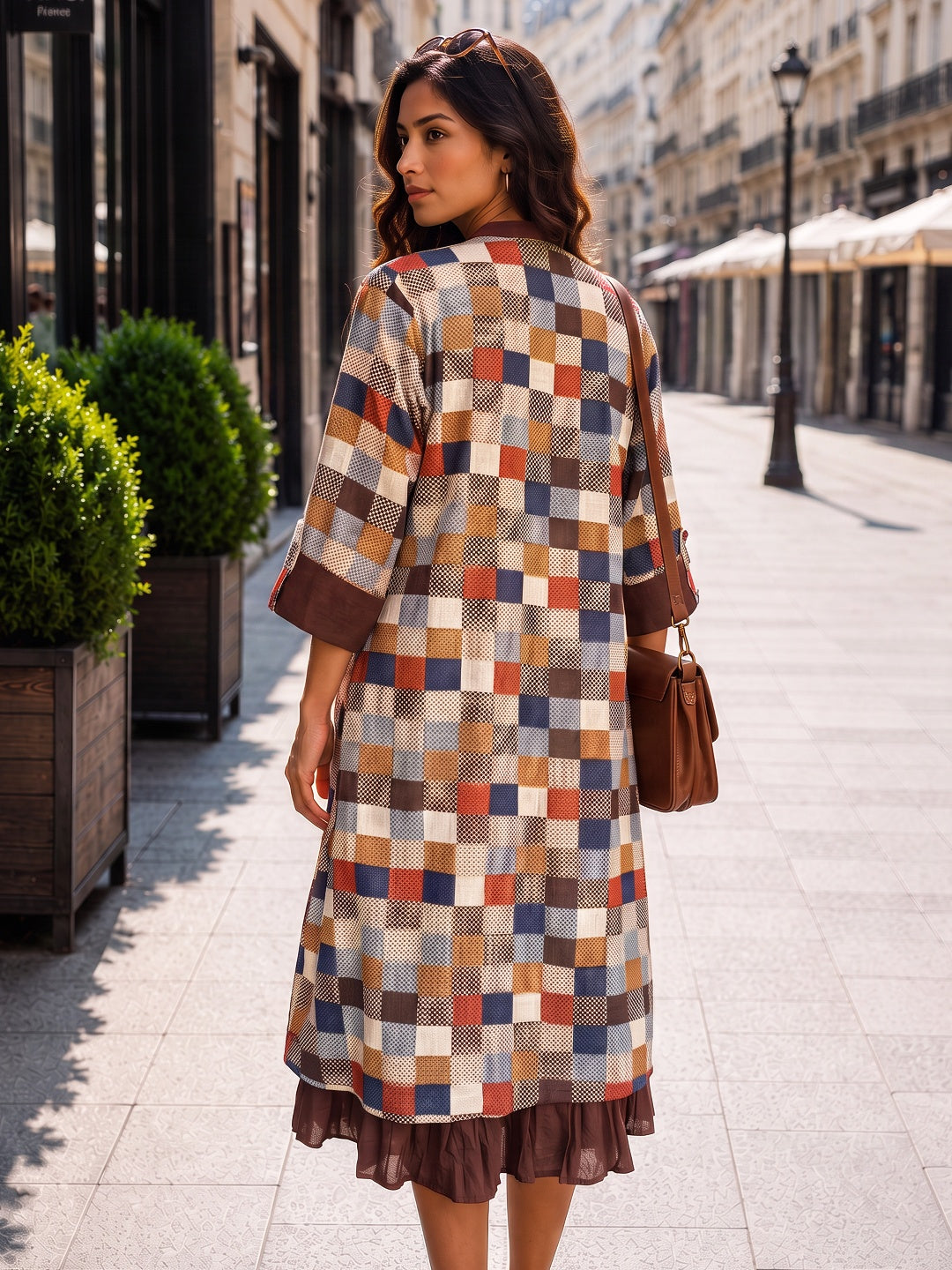 KoraKanvas Earth Mosaic Jacket Dress Set 3