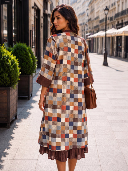 KoraKanvas Earth Mosaic Jacket Dress Set 3