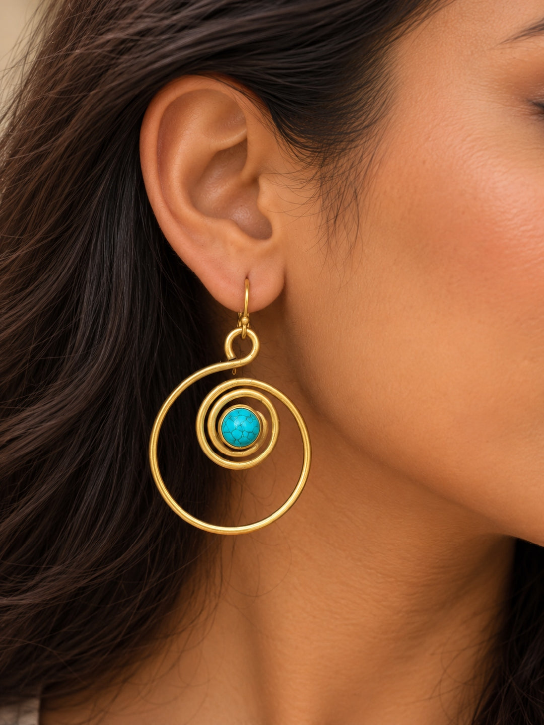 KoraKanvas Encircled Firoza Earrings 1