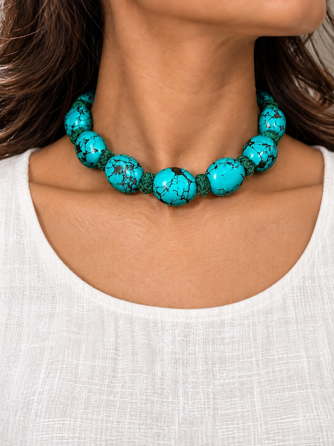 KoraKanvas Firoza Hara Choker 1