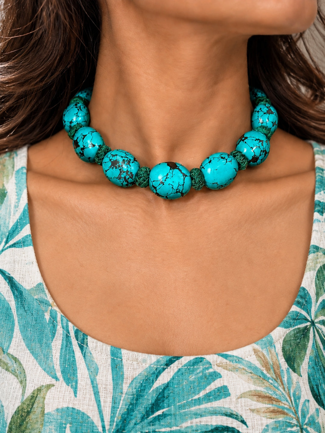 KoraKanvas Firoza Hara Choker 2