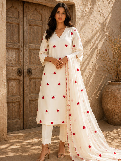 KoraKanvas Heartscape Kurta Set 1