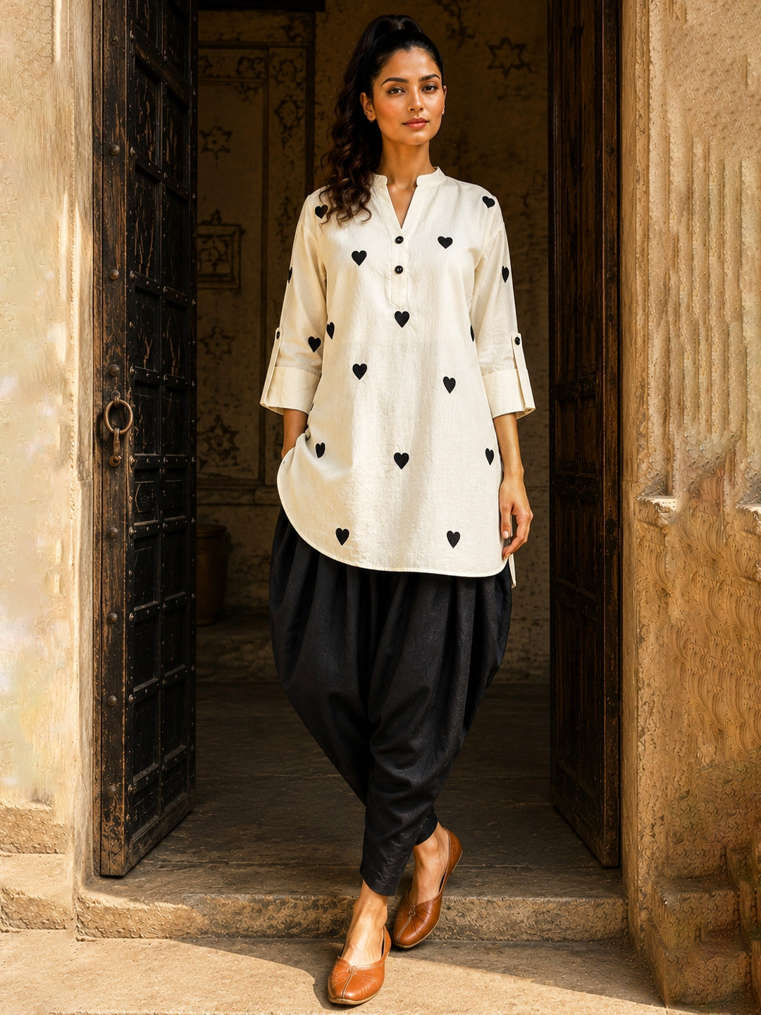 KoraKanvas Heartscape Tunic Shirt 1