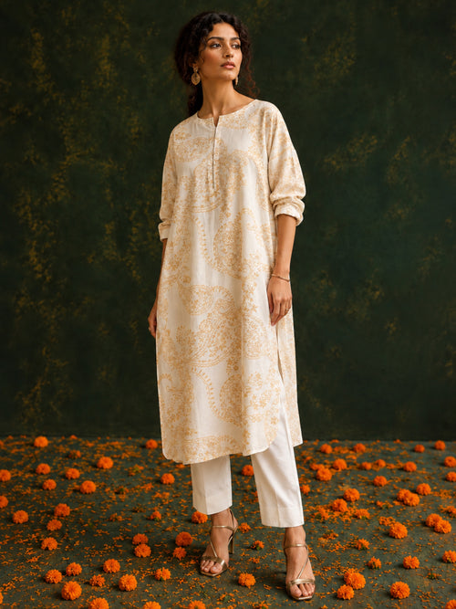 KoraKanvas Heirloom Paisley Kurta Set