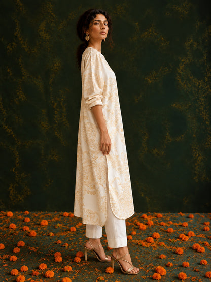 KoraKanvas Heirloom Paisley Kurta Set 3