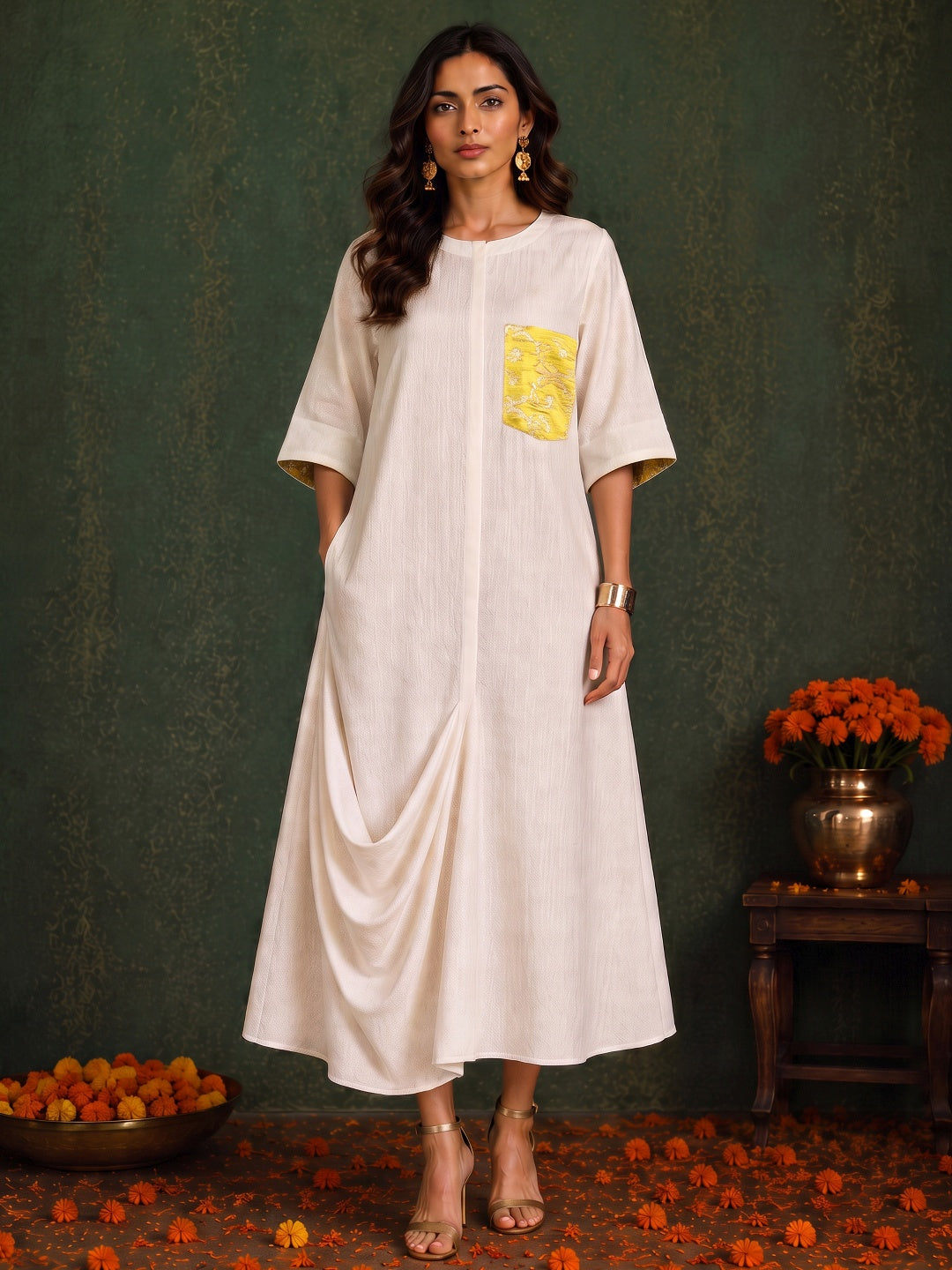 KoraKanvas Marigold Fusion Dress 1