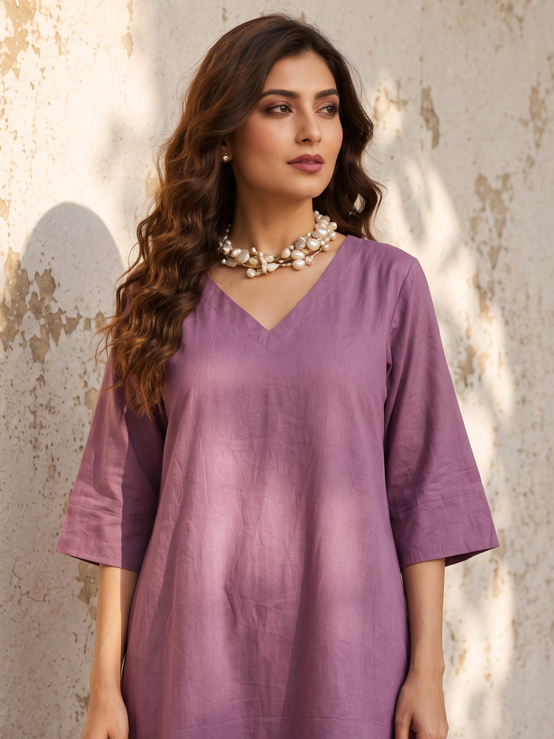 KoraKanvas Mauve Muse Layered Dress 5