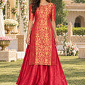 KoraKanvas Meher Brocade Lehenga Set