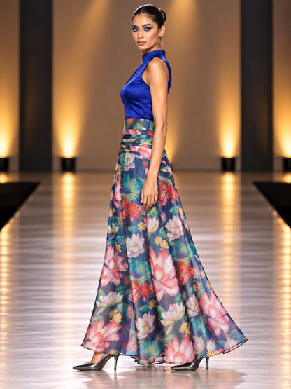 KoraKanvas Midnight Bloom Skirt Set 2