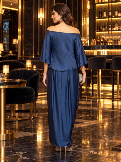 KoraKanvas Midnight Muse Drape Skirt Set 3