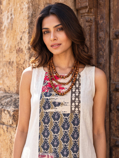 KoraKanvas Mosaic Cotton Flex Tunic Dress 5