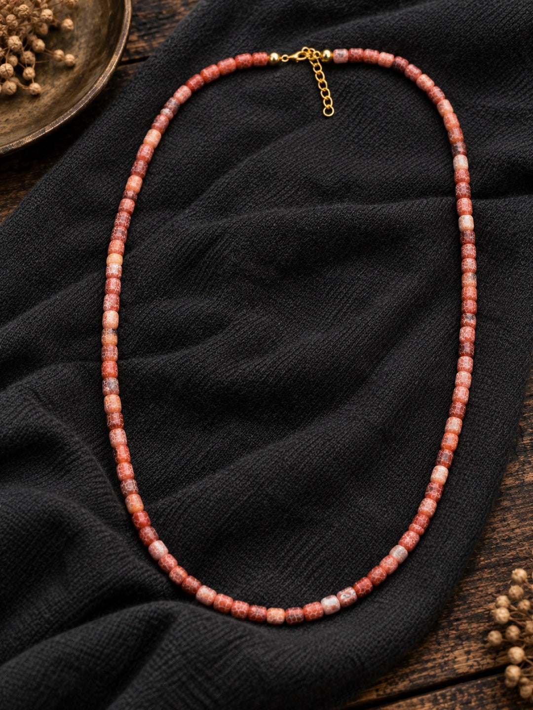 KoraKanvas Natural Beads Opera Necklace 3