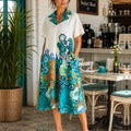 KoraKanvas Oceana Hakoba Shift Dress
