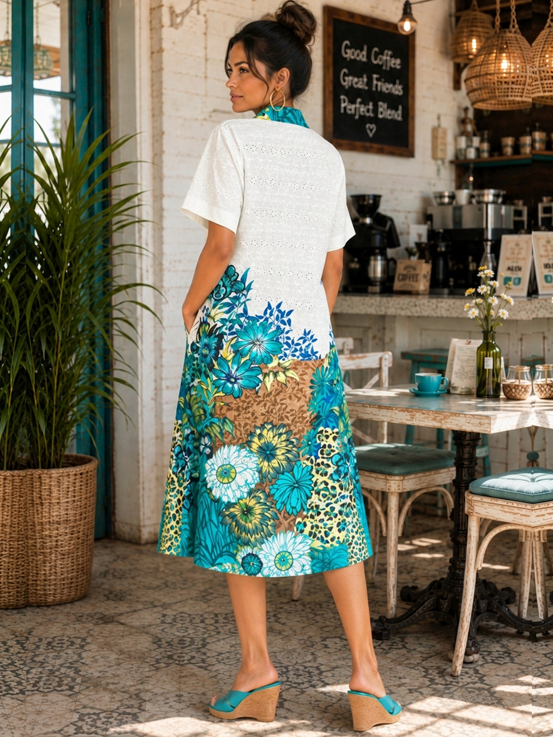 KoraKanvas Oceana Hakoba Shift Dress 3