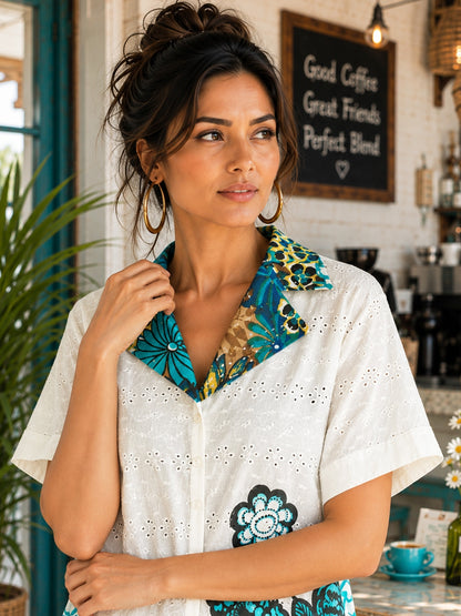 KoraKanvas Oceana Hakoba Shift Dress 5