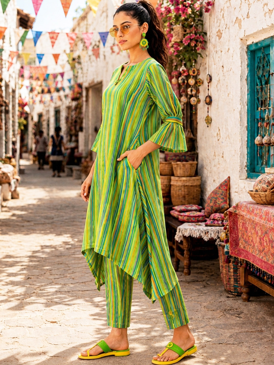 KoraKanvas Quirky Fusion Co-ord Set 2