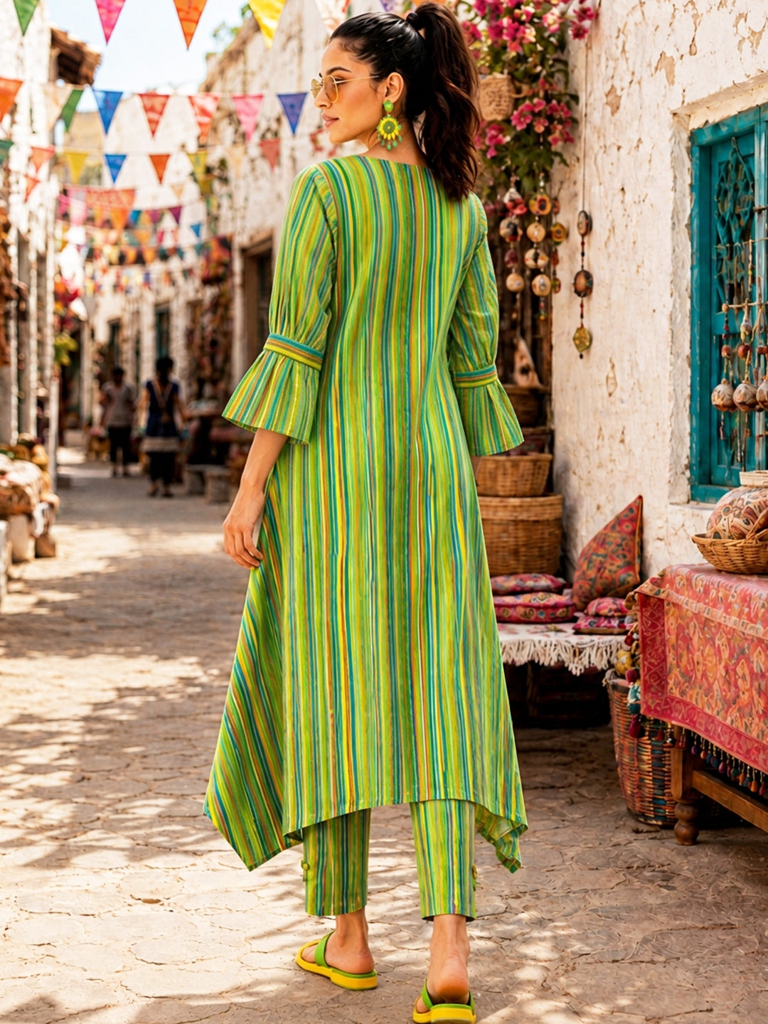 KoraKanvas Quirky Fusion Co-ord Set 3