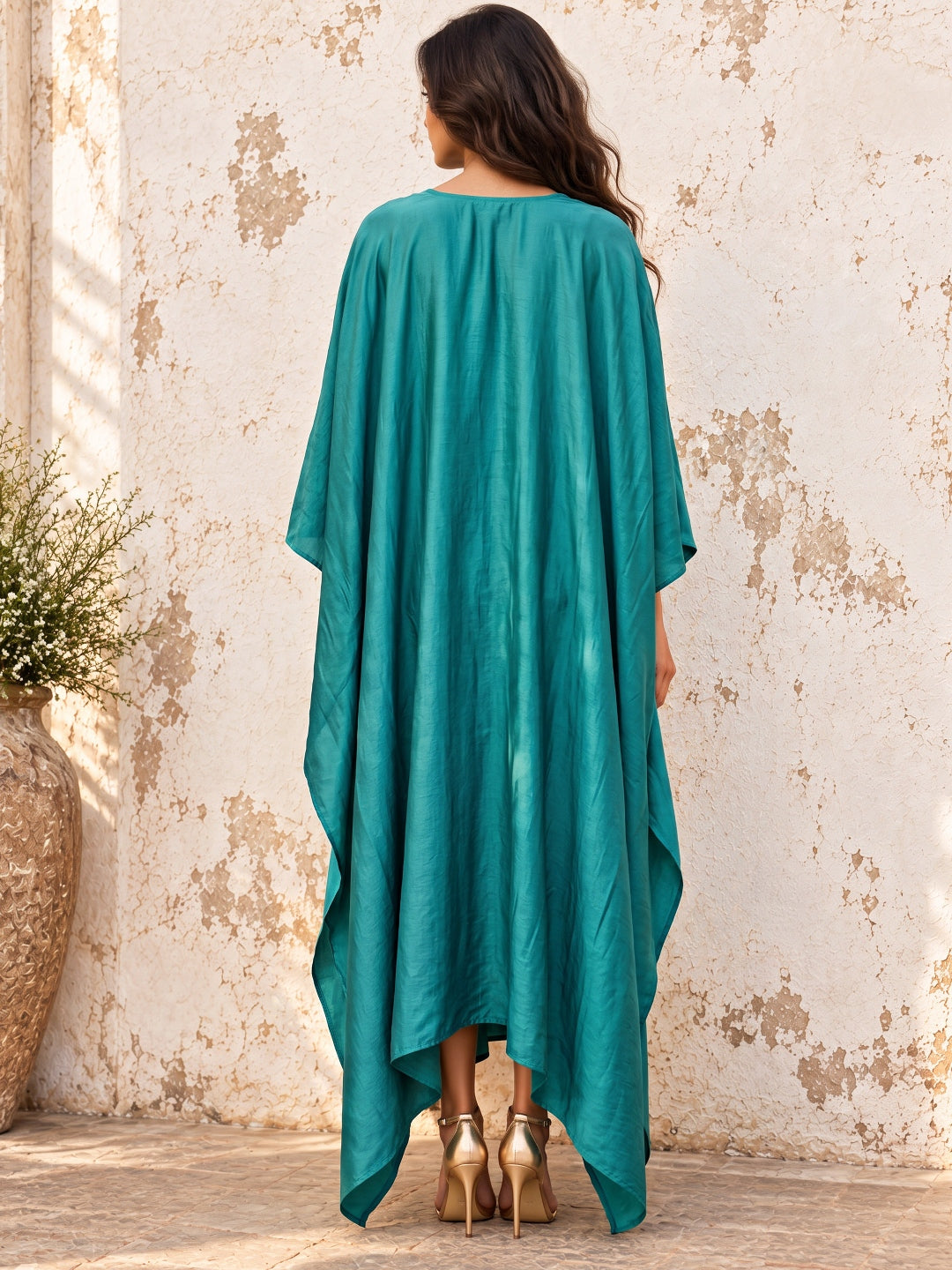 KoraKanvas Rama Luxe Silk Kaftan 3