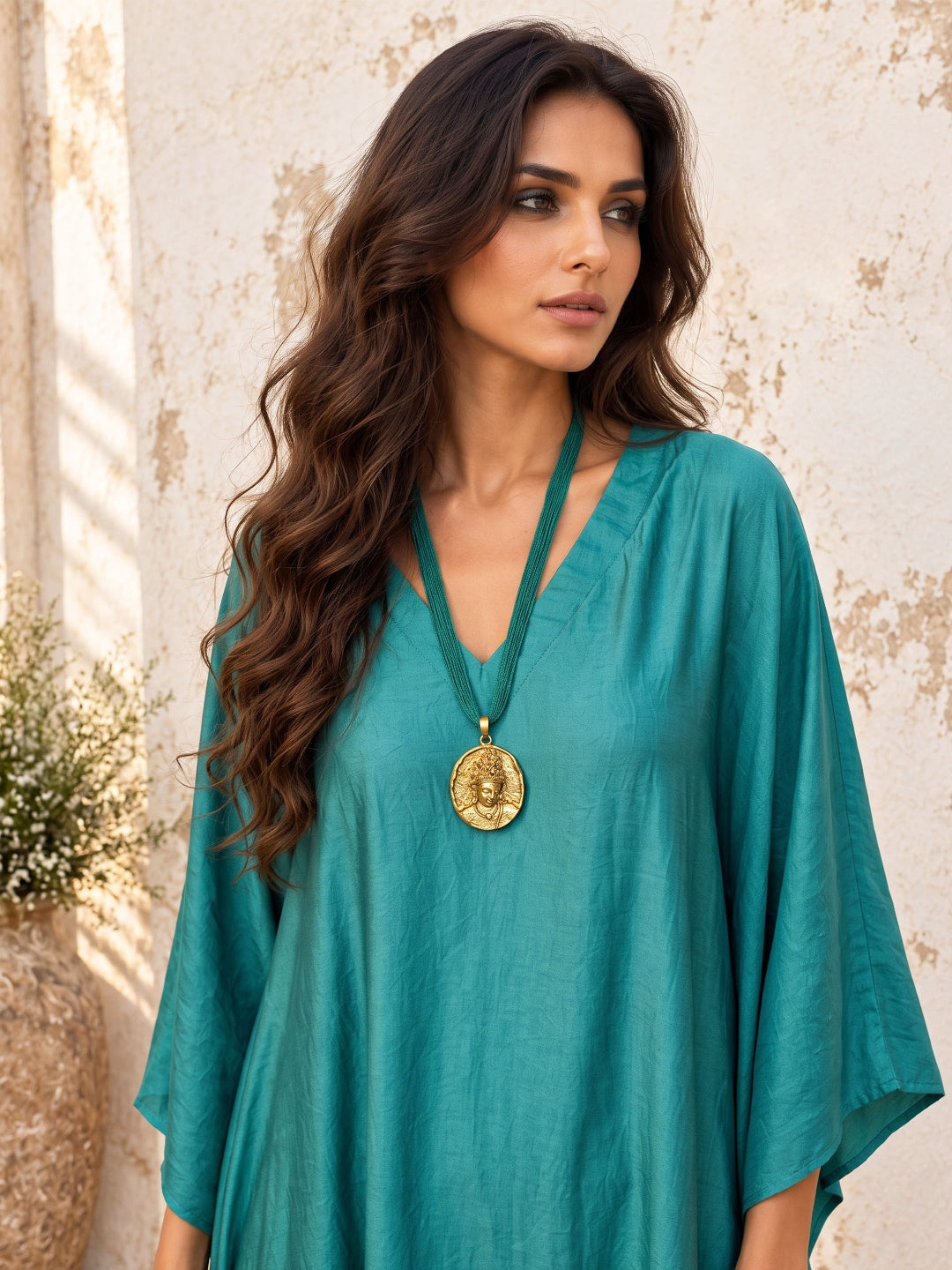 KoraKanvas Rama Luxe Silk Kaftan 5