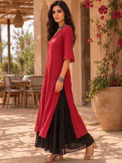 KoraKanvas Scarlet Muse Layered Dress 2