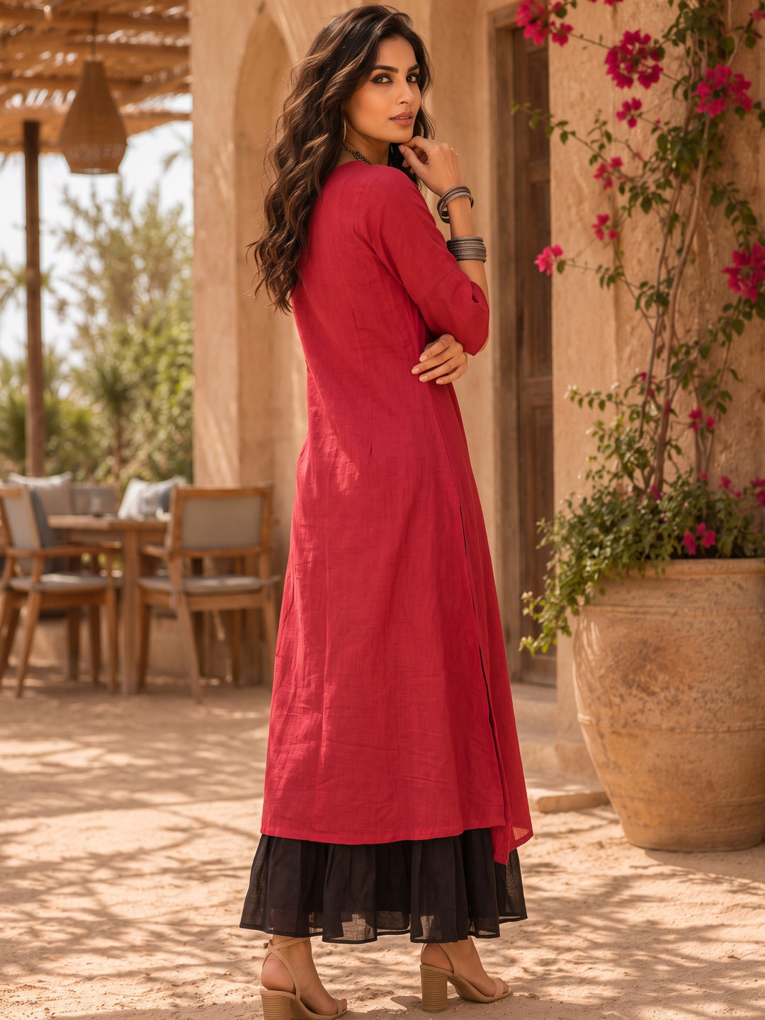 KoraKanvas Scarlet Muse Layered Dress 3