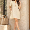 KoraKanvas Sunlit Jute Tunic Dress
