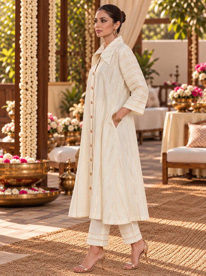 KoraKanvas Take On Pintucks Kurta Set 2