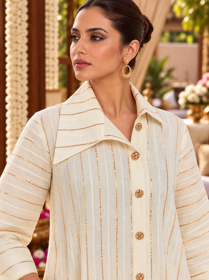 KoraKanvas Take On Pintucks Kurta Set 3