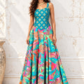 KoraKanvas Tropical Traditional Printed Skirt