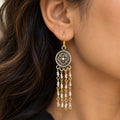 KoraKanvas Victorian Smoky Quartz Waterfall Earrings